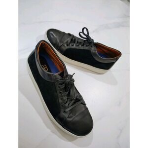 Allen Edmonds Sneakers Court Side Black Leather Suede Shoes Mens Size 13 D